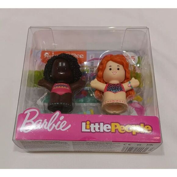 Fisher Price BARBIE Little People Swimmer + Birthday Party Figures 2 2 packs - Picture 2 of 5